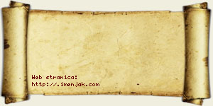 Emilija Jačovac vizit kartica